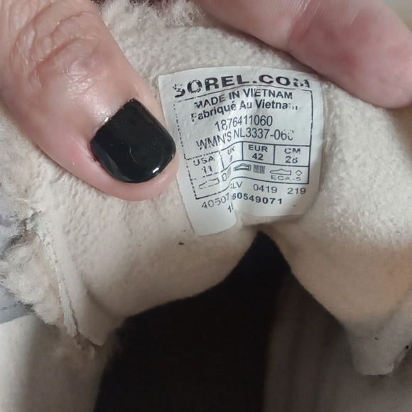 Sorel women's Harlow lace sherpa ankle winter boots size 11 - Picture 6 of 7